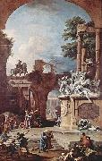 RICCI, Sebastiano Grabmal des Herzogs von Devonshire oil painting